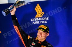 Poster Max Verstappen GP Singapore Formule 1 Seizoen 2018