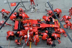 Kimi Raikkonen Ferrari Pitstop