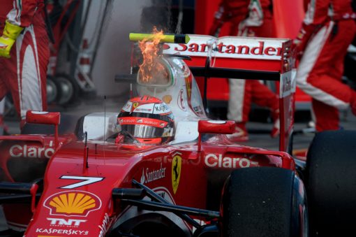 Kimi Raikkonen - Ferrari tijdens de Grand Prix van Australie 2016