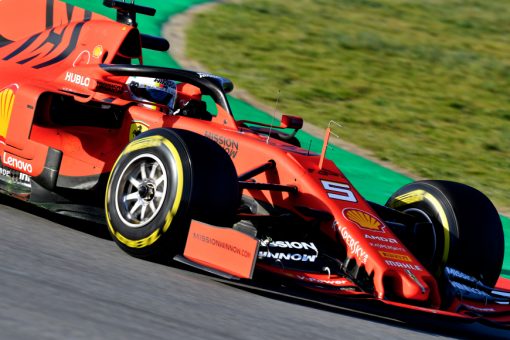 Sebastian Vettel, Ferrari, F1 Test Circuit de Catalunya 2019