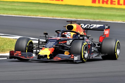 Max Verstappen Actie Foto GP Engeland 2019