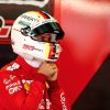 Sebastian Vettel Helm Foto tijdens vrije training GP Engeland 2019