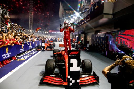 Vettel Winnaar GP Singapore 2019