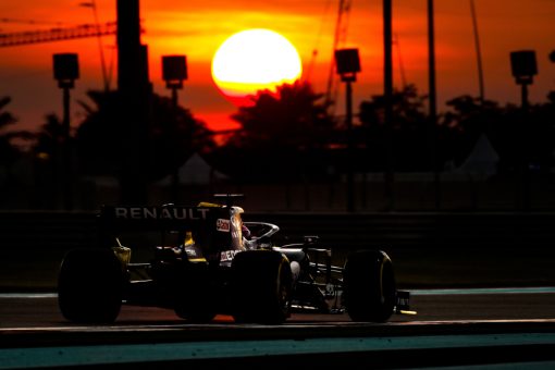 Daniel Ricciardo, Renault tijdens de vrije training GP Abu Dhabi Formule 1 Seizoen 2019 Sfeer Foto