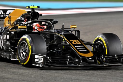 Kevin Magnussen, Haas in actie GP Abu Dhabi Formule 1 Seizoen 2019 Actie Foto