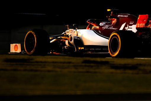 Kimi Raikkonen, Alfa Romeo in actie GP Abu Dhabi Formule 1 Seizoen 2019 Sfeer Foto