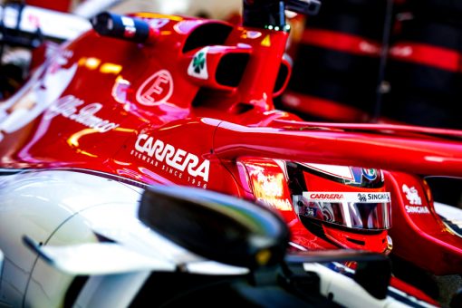 Kimi Raikkonen, Alfa Romeo GP Abu Dhabi Formule 1 Seizoen 2019. Helm Foto