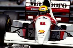 Ayrton Senna McLaren Monaco actie foto 1993