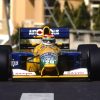 Nelson Piquet Benetton Monaco actie foto 1991