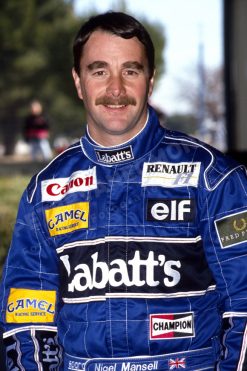 Nigel Mansell Williams GP Amerika Portret foto 1991