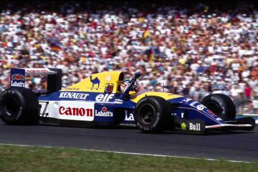 Nigel Mansell Winnaar GP Duitsland 1992