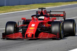 Sebastian Vettel, Ferrari F1 Test 2020