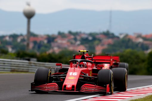 Charles Leclerc Ferrari Vrije Training GP Hongarije 2020